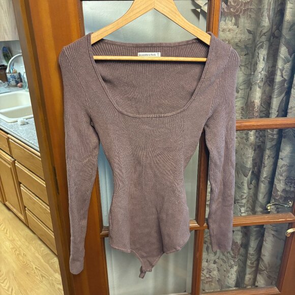 Abercrombie and Fitch brown bodysuit medium - Picture 1 of 2